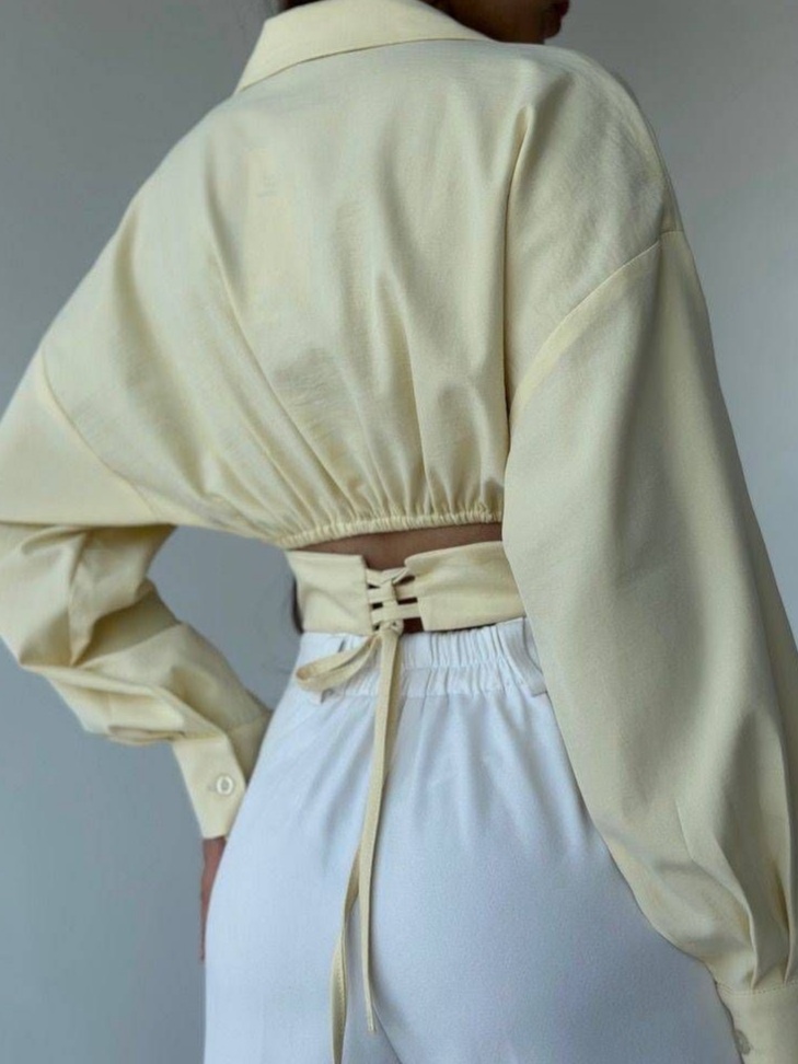 شومیز لینن مدل دلربا - Image 5