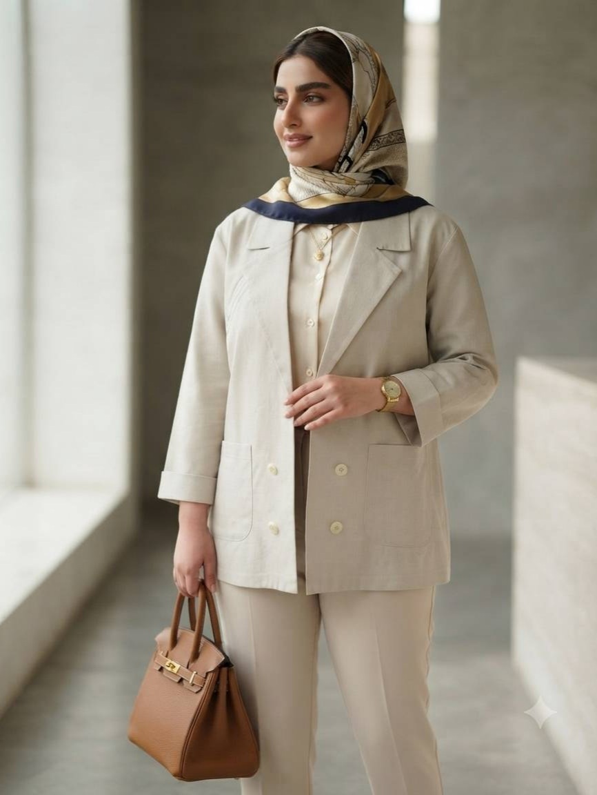 کت لینن مدل آتریسا کد SKU3052CO - Image 8