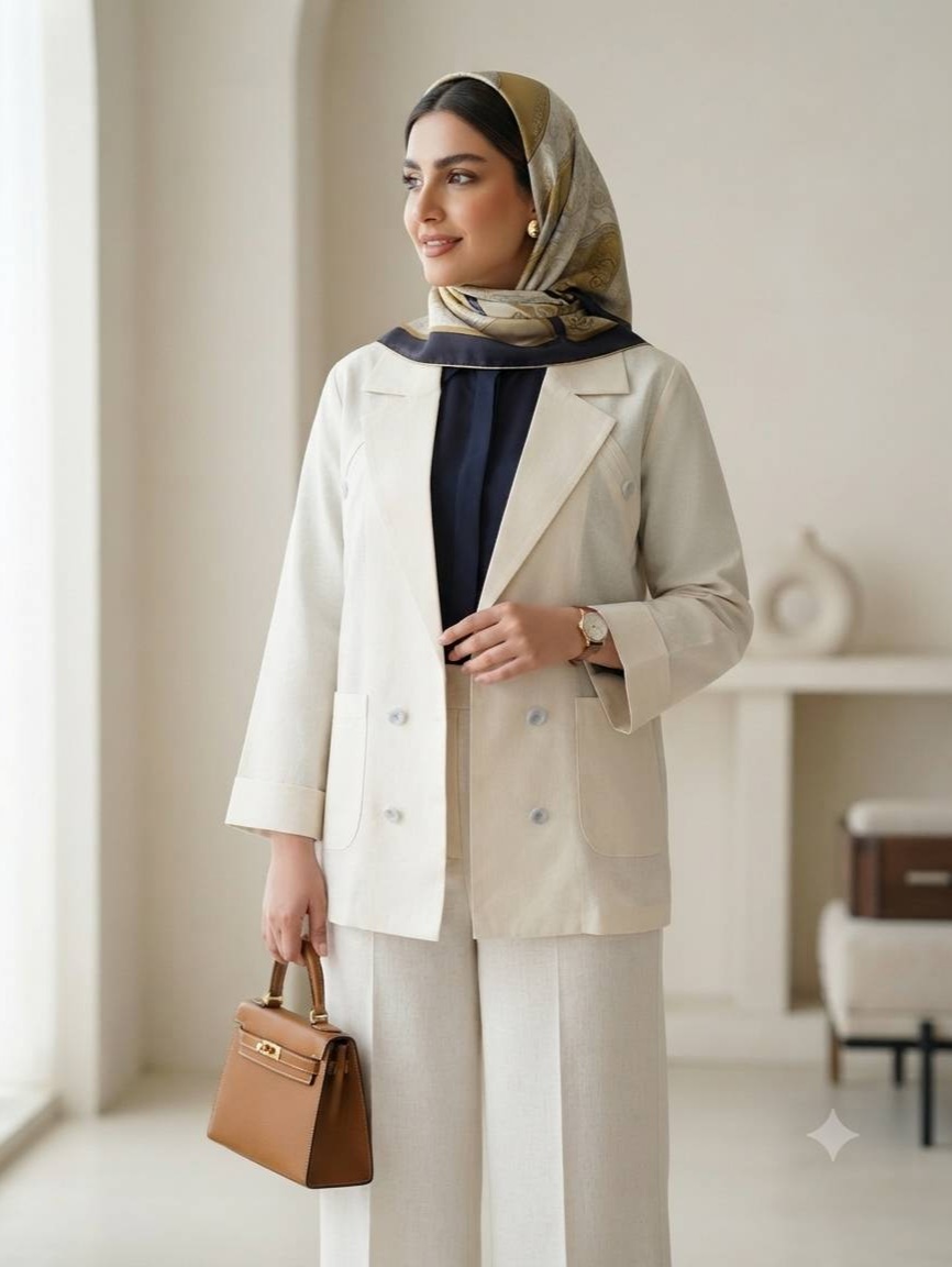 کت لینن مدل آتریسا کد SKU3052CO - Image 6